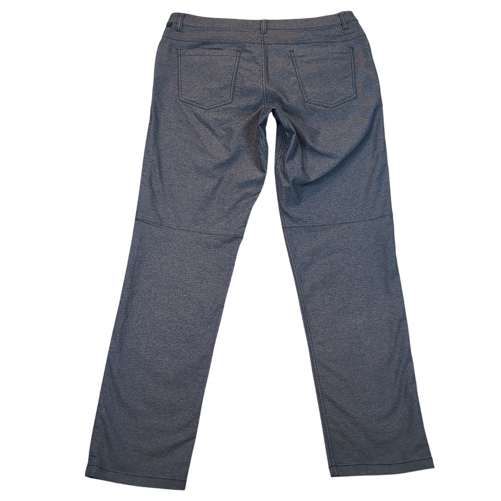 Lululemon ABC Pant Classic Mens Size 36x33 Gray Tech Canvas Straight Five Pocket - Picture 3 of 10